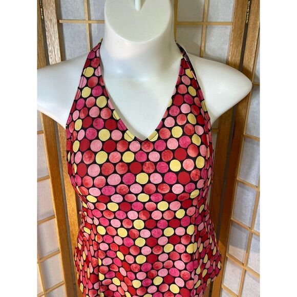 It Figures Sz 16 Polka Dot Tankini Top - Picture 10 of 11